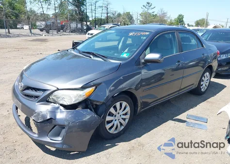 2012 Toyota Corolla Le из США, поврежденный, VIN 2T1BU4EE2CC906413